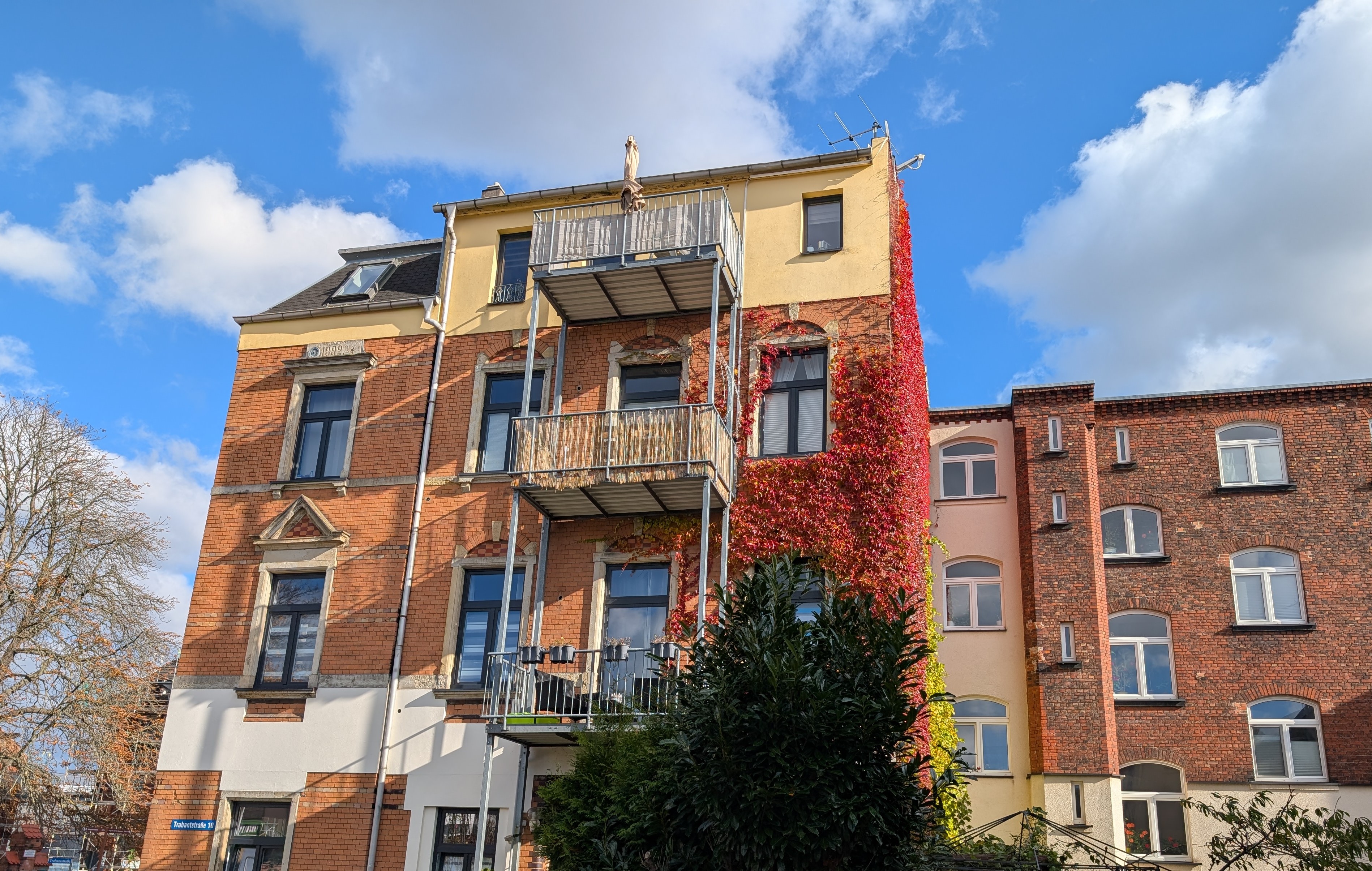 Außenansicht der Trabantstraße 10